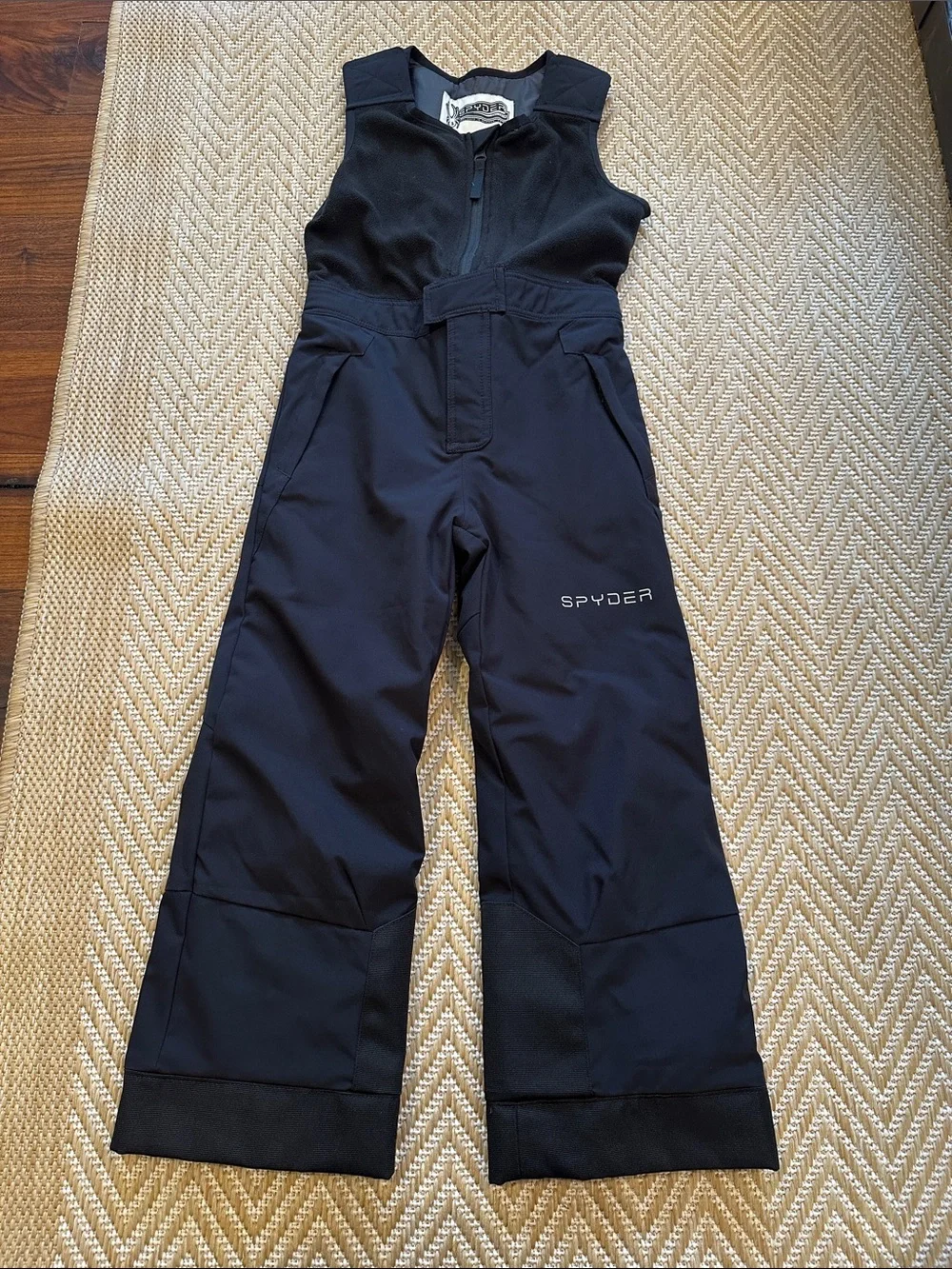 Spyder ski snow bib pant youth 6